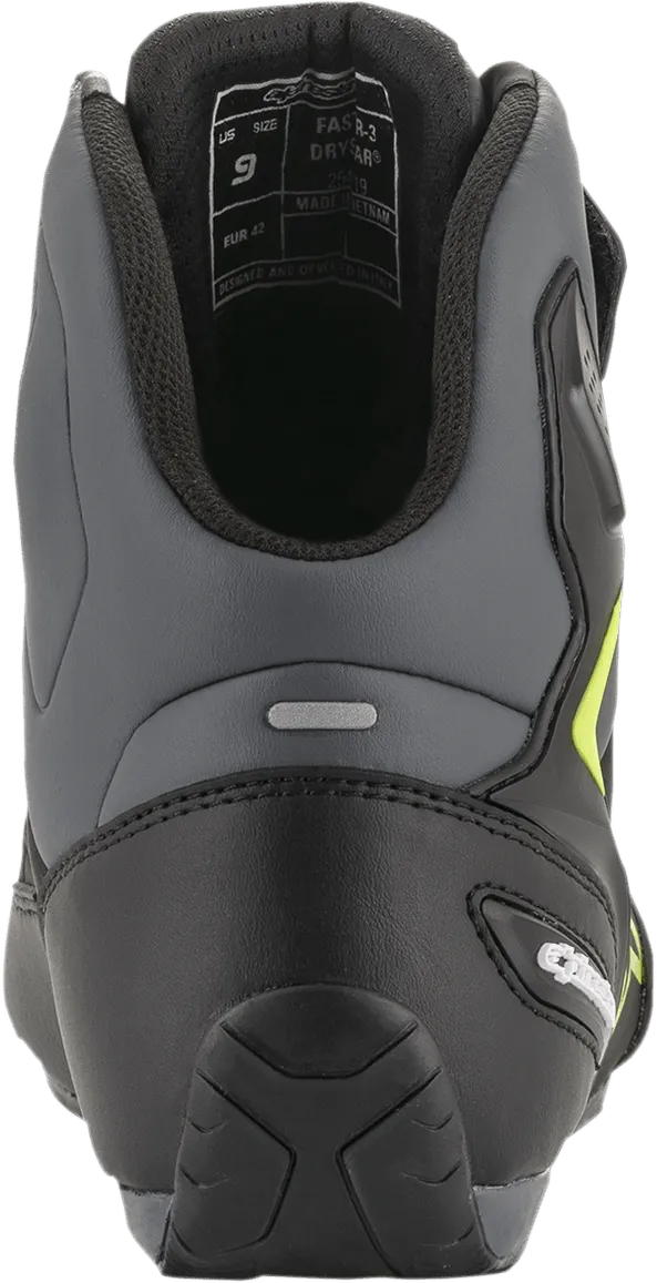 ALPINESTARS Faster-3 Drystar? Shoes - Black/Gray/Yellow - US 13.5 2540719175-13.5