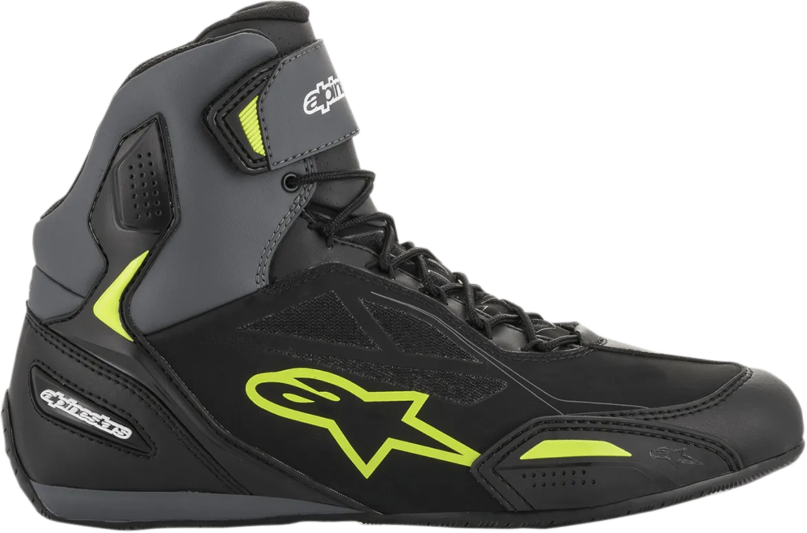 ALPINESTARS Faster-3 Drystar? Shoes - Black/Gray/Yellow - US 13.5 2540719175-13.5