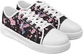 Classic Fashion Sneakers Canvas Shoes for Women Lace Up Low Top Canvas Casual Sneakers Lightweight Breathable Wide Toe Shoes