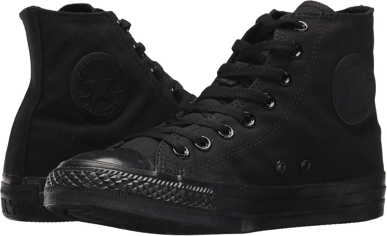 Converse Men's High-top, Black Monochrome, 12