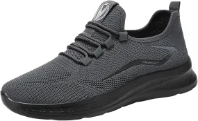 Lightweight Arch Support Sneakers for Men Lace Up Comfortable Light-Weight Shoe Arch Support Plantar Fasciitis