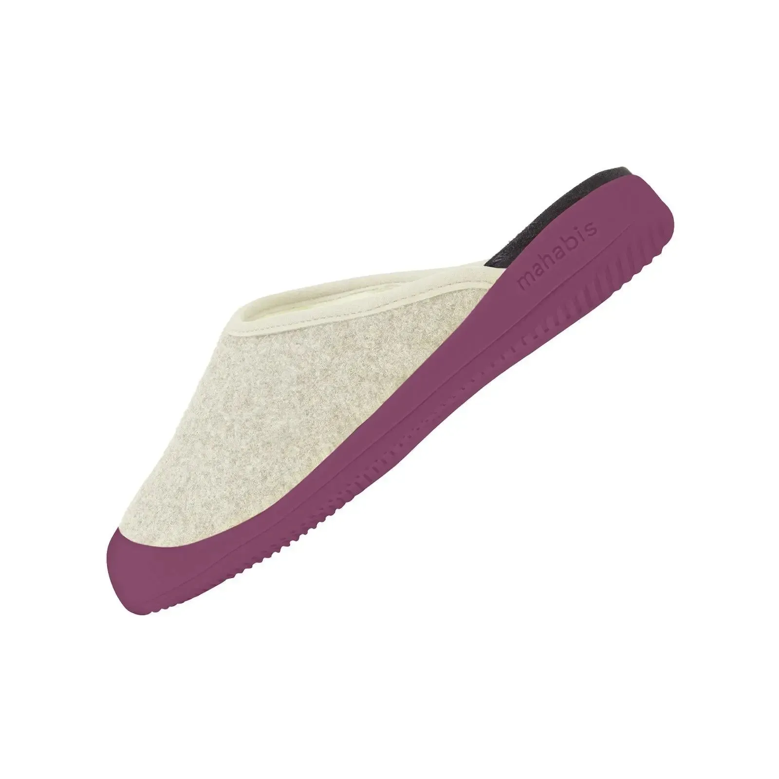 mahabis mule in skagen stone x plomme purple