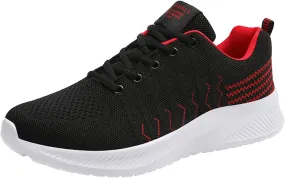 Outdoor Jogging Sneakers for Men Breathable and Light Outdoor Comfy Walking Shoe Men's Comfortable Dress Shoes