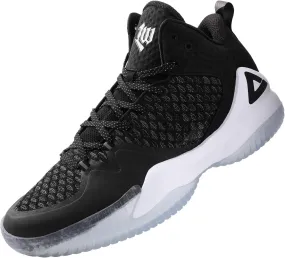 PEAK High Top Mens Basketball Shoes Streetball Master Breathable Outdoor Sneakers Cushioning Shoes for Fitness