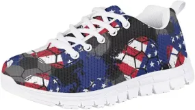 Pinupub Kids Running Shoe for Boys Girls Lace-up Running Tennis Sneakers Casual Sports Shoes