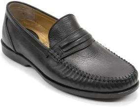 RETTO Men's Eastern Leather Penny Loafer