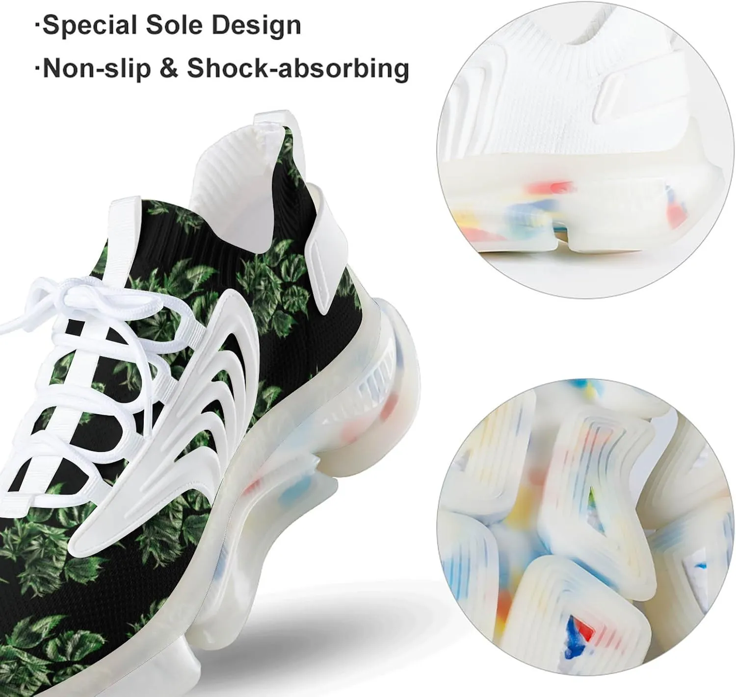 Weed Dog Paw(1) Mens Sneakers Running Shoes Lightweight Athletic Shoes for Jogging Walking Gym