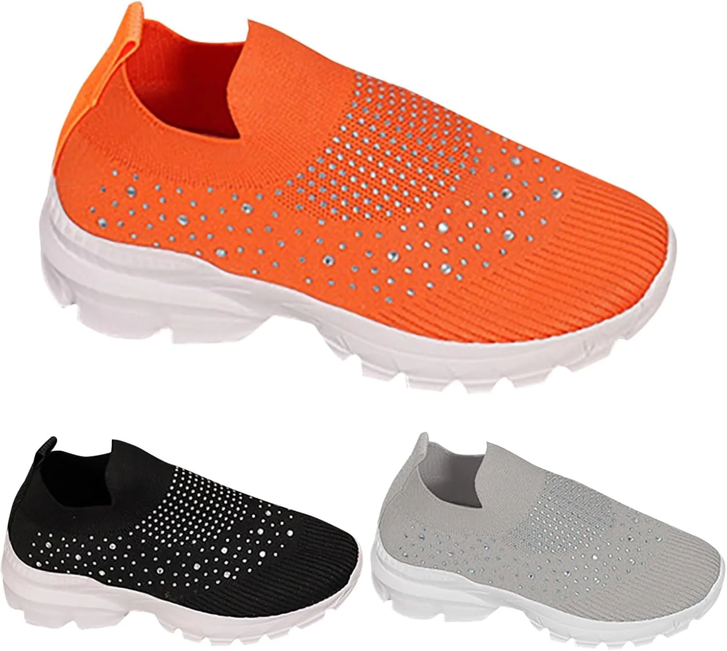 Women's Fashion Sneaker Non Slip Lace Up Comfort Women's Work or Walking Sneakers Tennis Shoes Women Sports Loafer Women Running Sneakers Men