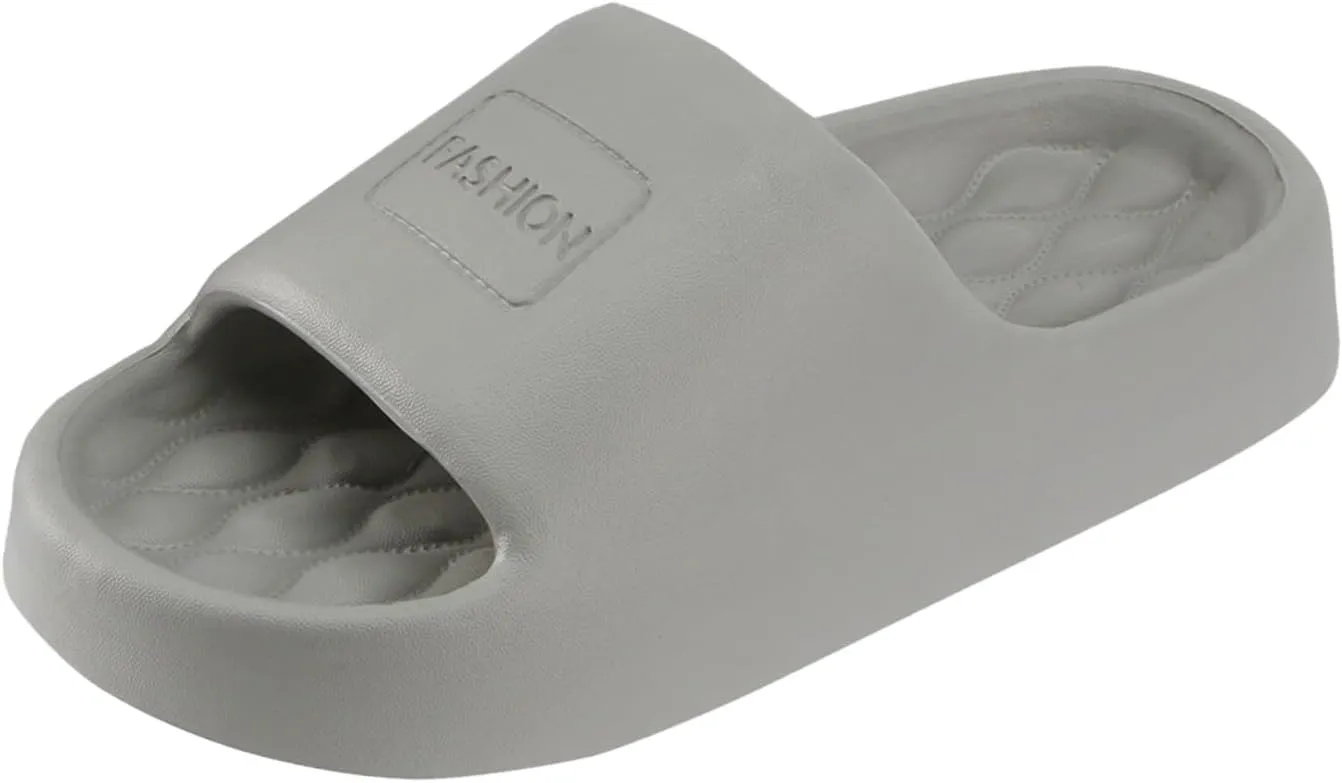 Women's Flat Slippers Indoor Home Beach Non Slip Sandal Vacation Sandals Comfortable Walking Sandals for Women