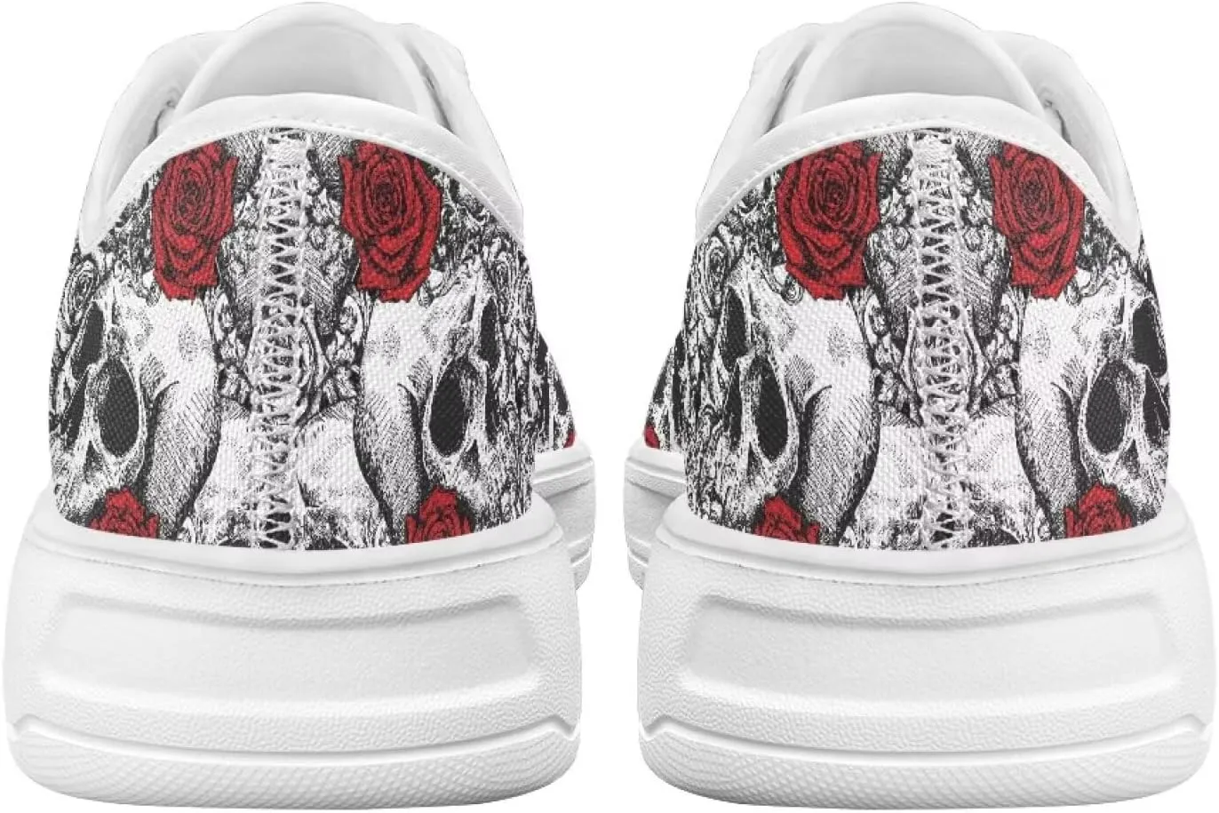 Women's Lace Up Low Top Canvas Shoes Fashion Casual Round Toe Sneakers Hands Free No Laces Barefoot Shoes US5.5-13.5