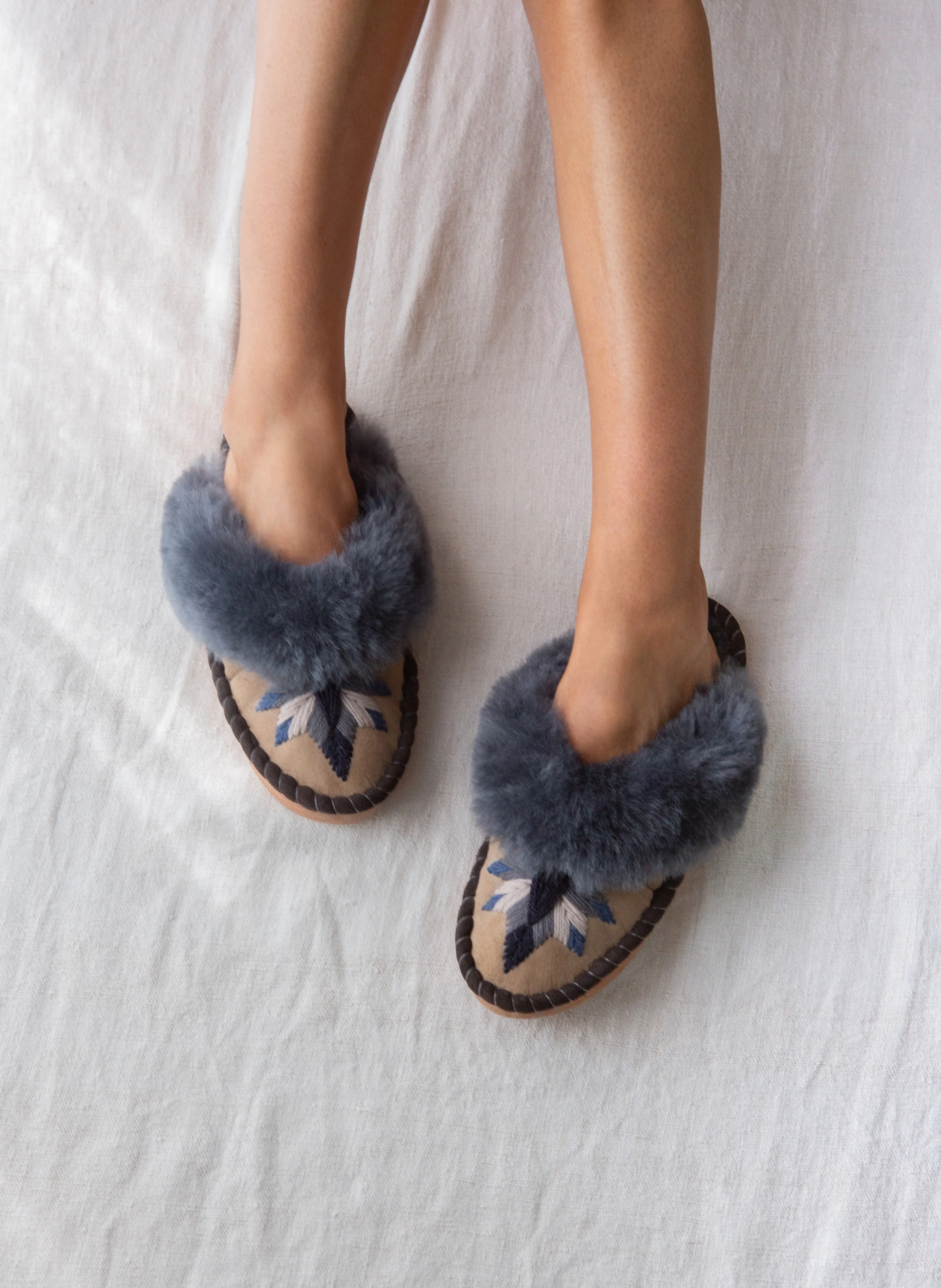 Women's Sheepskin Slipper Mules – Salt Plains